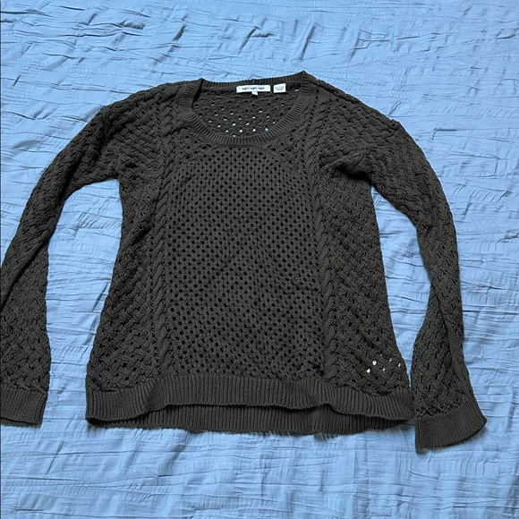 Chic dark green Knit Sweater - Picture 1 of 3